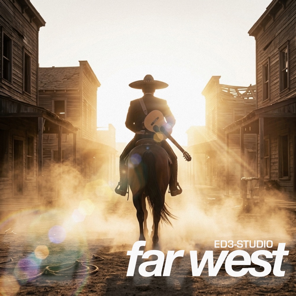 Album cover: Far West by ED3-Studio